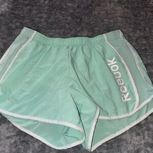 Reebok Women's Light Green Athletic Shorts
